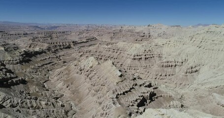 Wall Mural - Aerial photography of Zanda soil forest natural scenery. Zadar County, Tibet