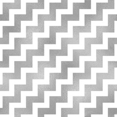 Poster - Silver seamless pattern. Diagonal chevron. Repeated background zigzag lines. Elegant chivron. Repeating delicate chevrons striped texture. Abstract backdrop for design wallpaper, print. Vector
