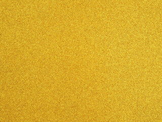 Golden yellow glitter color paper empty background texture for design...