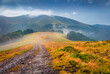 © Andrew Mayovskyy - Dramatic summer scenery. Mountain hills after the rain. Exciting summer scene of Krasna range with old country road. Spectacular morning view of foggy Carpathian mountains, Ukraine, Europe.