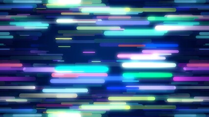 Poster - abstract business colorful background with slowly motion of glowing lines. seamless loop animation.