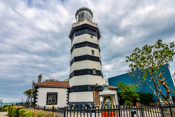 Wall Mural - Sile Town and Lighthouse view in Istanbul