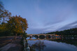 Richmond Lock and Weir on early sunrise morning