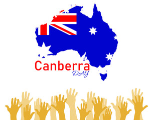 Wall Mural - Canberra illustration for web, mobile apps, design. Canberra vector symbol.