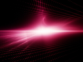 Poster - abstract digital space background texture. fractal graphics 3d illustration.