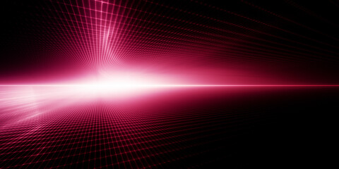 Poster - abstract digital space background texture. fractal graphics 3d illustration.
