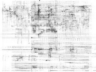 Aufkleber - Abstract digital glitch background texture. Detailed generative art.