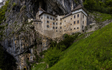 View of Predjama castle, Slovenia