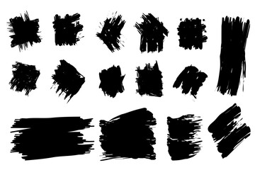 Aufkleber - Grunge brush. Dirty grunge texture. Watercolor abstract art background. Vector pattern. Stock image. EPS 10.