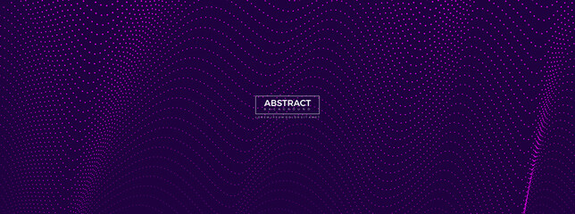 Wall Mural - modern wave particle background blue color. poster, wallpaper, landing page. vector illustration