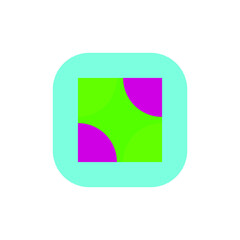 Poster - app icon in flat style, app icon background for your website design logo, app, UI. Vector icon illustration, EPS10.