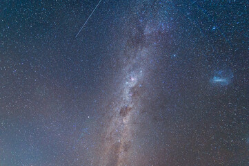 Wall Mural - beautiful african night sky, galaxy background