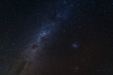 beautiful african night sky, galaxy background