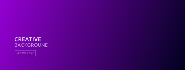 Wall Mural - dark purple gradient abstract banner background