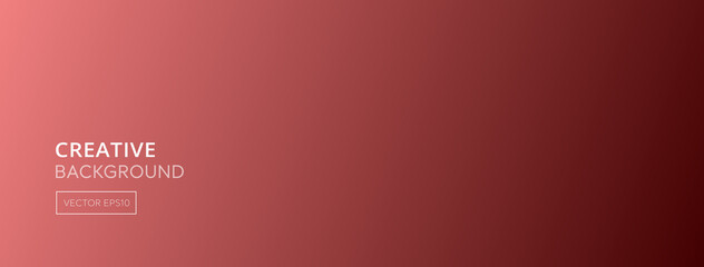 Wall Mural - abstract coral pink gradient color banner background