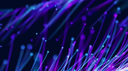 High speed line abstract technology background digital fiber hi tech concept