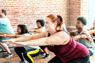 Wall Mural - Thigh and butt exercises