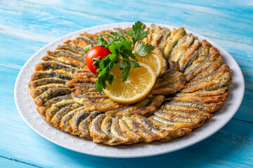 Fried Anchovies (Turkish Name: Hamsi Tava)