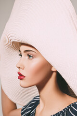 Wall Mural - wide brim hat