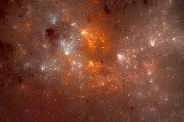 Wall Mural - colorful starry background, nebulae and galaxy abstract