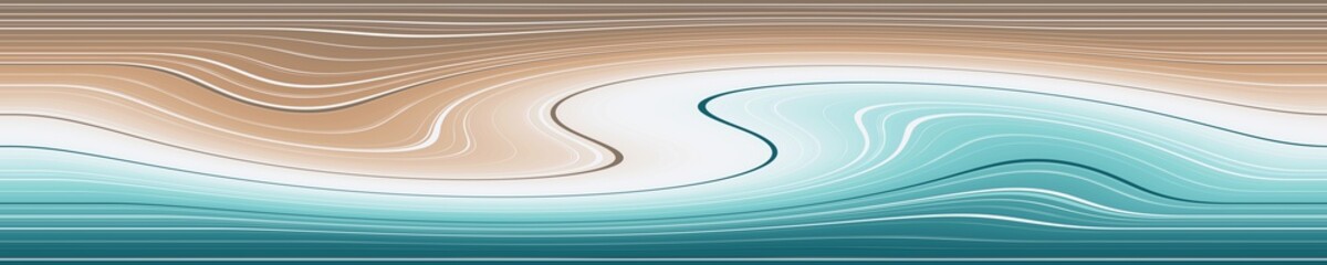 Wall Mural - Geometry abstract background with stripes. Various lines. Horisontal web banner