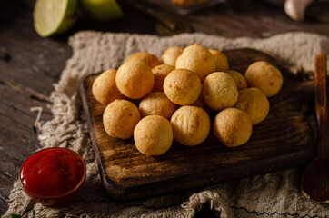 Homemade potato croquettes