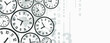 © selim - clock on black background