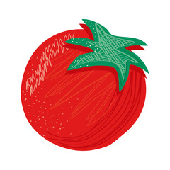 Wall Mural - tomato vegetables healthy food icon