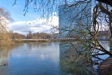 Canvas Print - Hofgarten in Düsseldorf