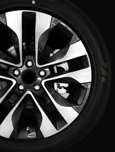 The Low-profile Car Wheel, Isolated