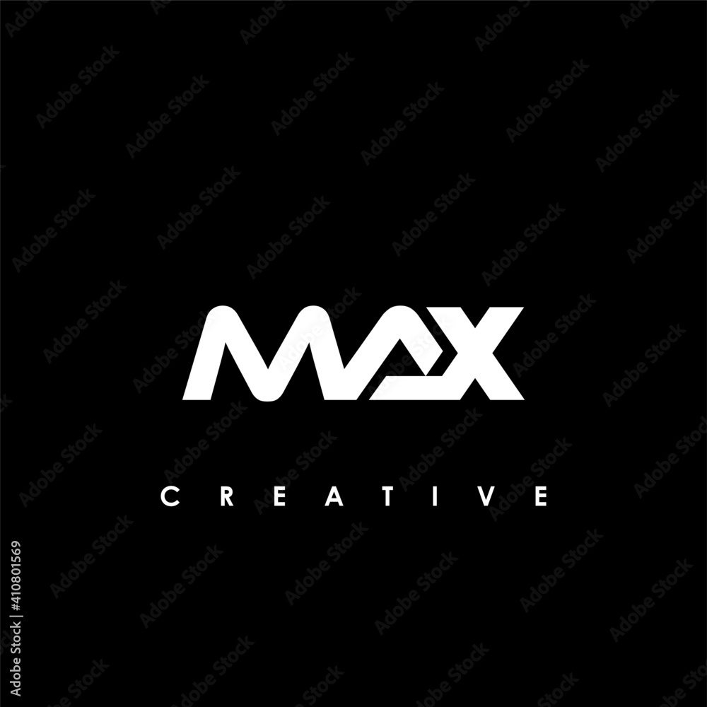 Max Sign Writing MAX Letter Initial Logo Design Template Vector Illustration Stock ...