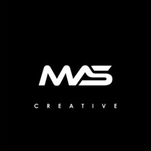MAS Letter Initial Logo Design Template Vector Illustration