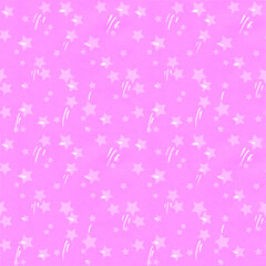 seamless pattern pink stars background. textured paper, sky wrapping paper texture, romantic. backgr