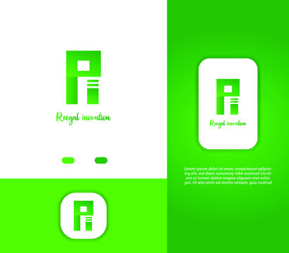 Creative letter logo design, vector logo, easy to edit.