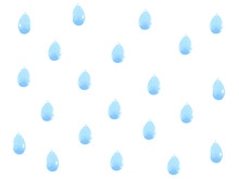 Blue Rain Water Drop Brush Background