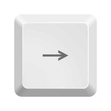 Button with right arrow symbol . Icon Vector Illustration.
