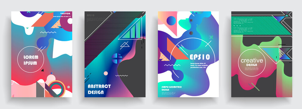 Vector fluid for text Vector graphics for hipsters. dynamic frame stylish geometric black background. element for design business cards, invitations, gift cards, flyers, brochures and landing page