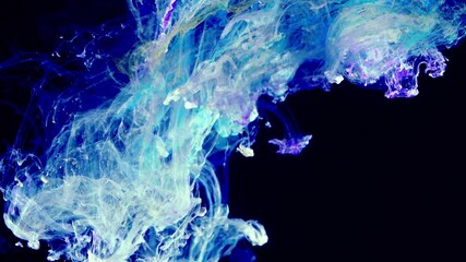 Wall Mural - Artistic color scent mist background. Magic fog curls.