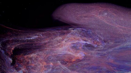 Wall Mural - Nebula and galaxies in deep space.