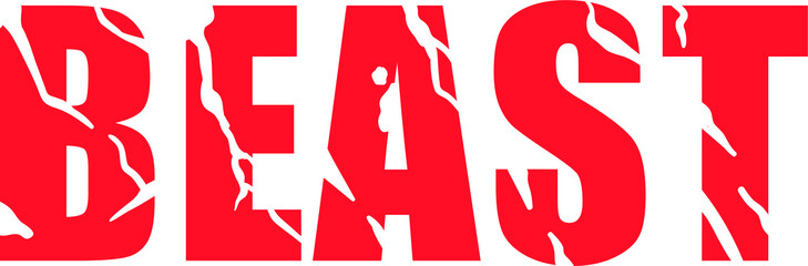 typo design of word 