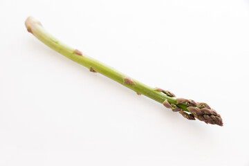 Canvas Print - Bunch of freshly picked asparagus