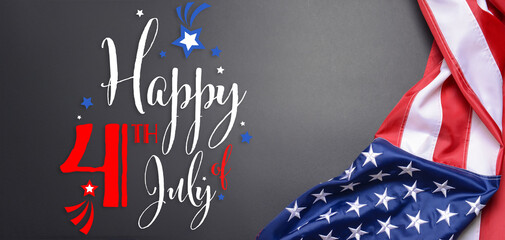 Greeting card for USA Independence Day