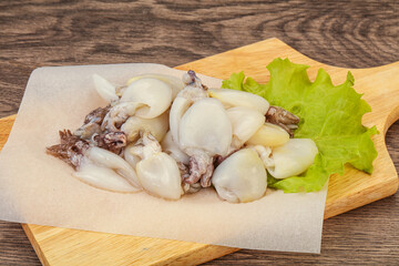 Raw seafood - cuttlefish for cooking