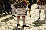Fototapeta Góry - celebration of the ancestral carnival in Galicia
