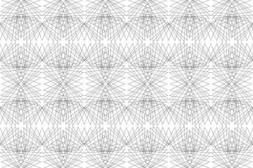 Wall Mural - seamless, abstract background pattern made with repetitive lines forming geometric shapes in chaos c