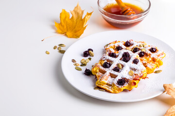 Wall Mural - Image with waffles.