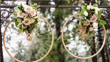 Wedding Rings On A Bicycle