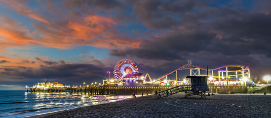 Santa Monica pier Los Angeles