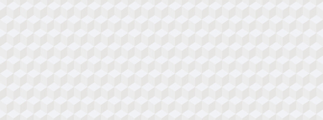 Poster - Abstract color  background consisting of cubes and blocks. Illustration with squares and hexagons.