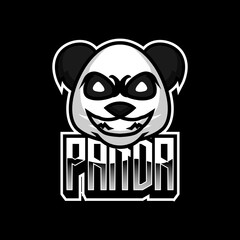 Wall Mural - E-sport panda logo mascot design